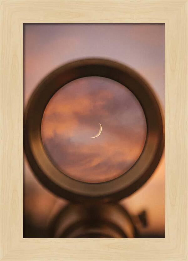 Venus Crescent Phase Through Telescope