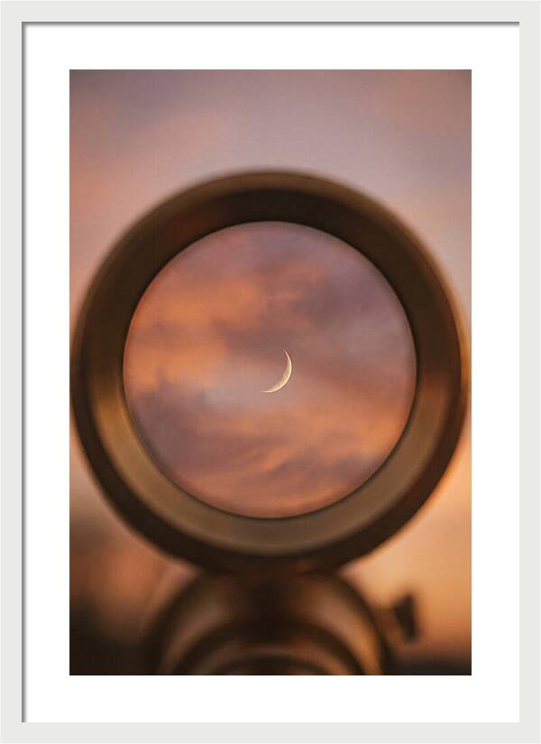 Venus Crescent Phase Through Telescope