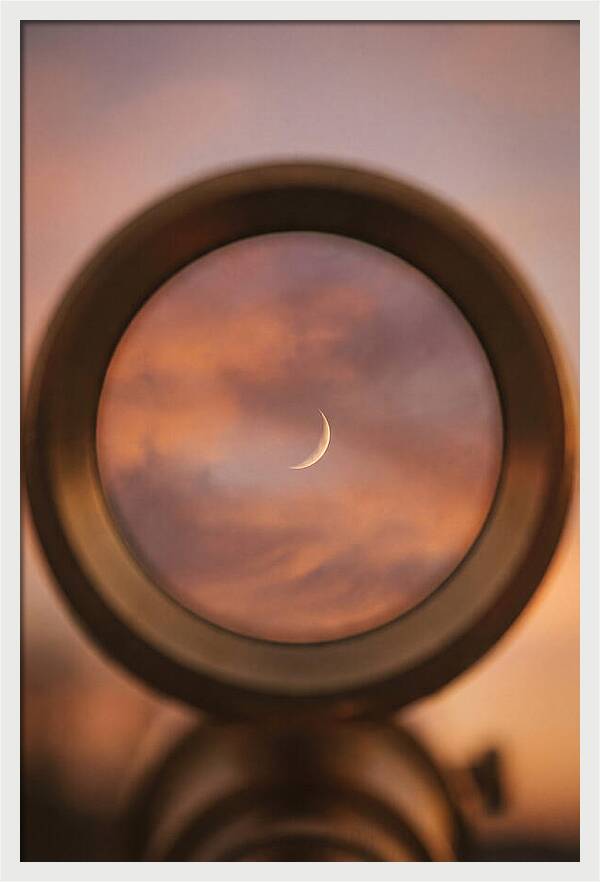 Venus Crescent Phase Through Telescope