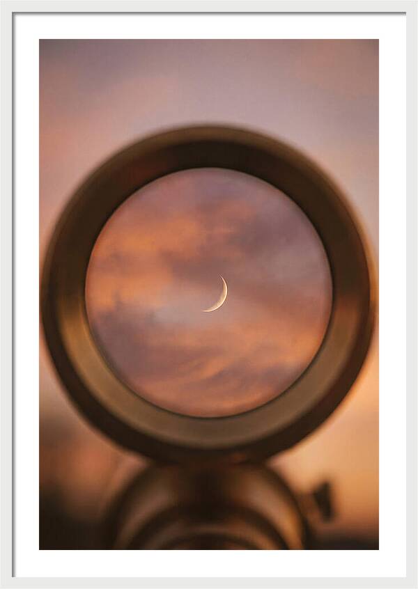 Venus Crescent Phase Through Telescope