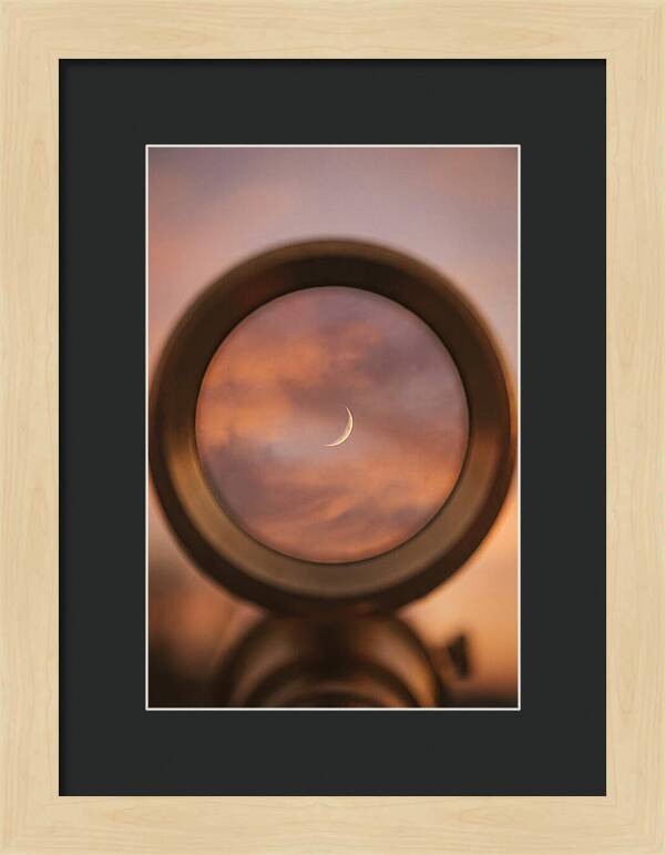 Venus Crescent Phase Through Telescope