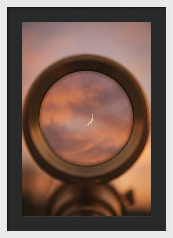 Venus Crescent Phase Through Telescope