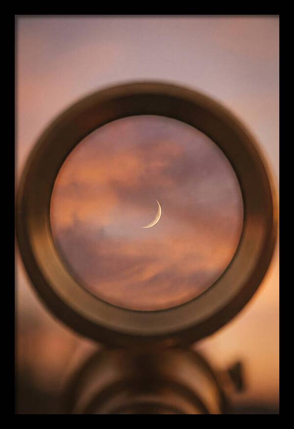 Venus Crescent Phase Through Telescope