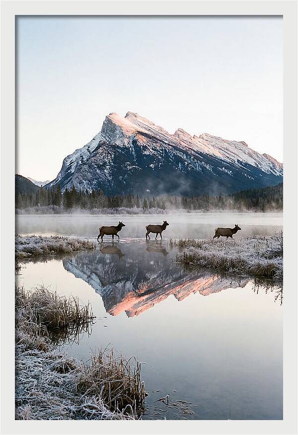 Vermilion Lakes Serenity At Dawn
