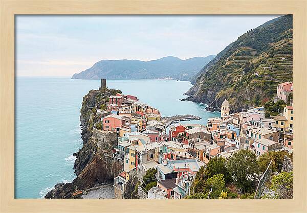 Vernazza By The Azure Waters