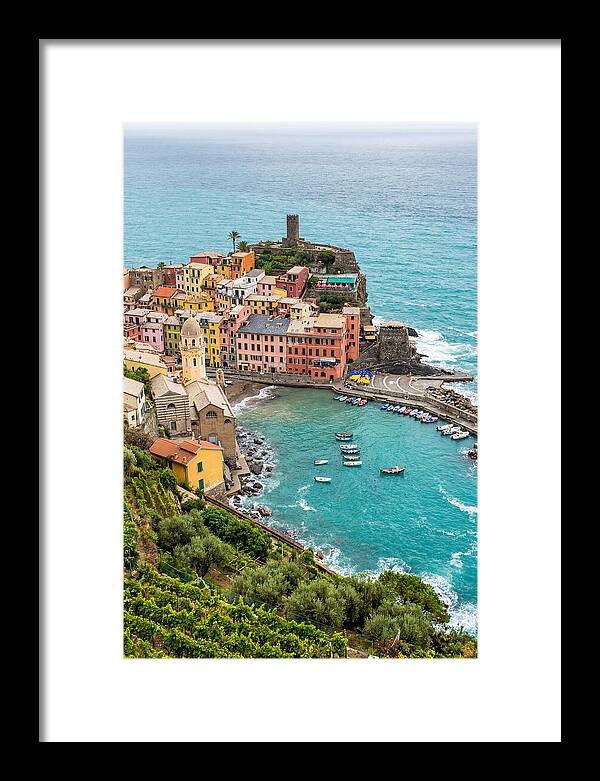 Vernazza Overlooking The Sea