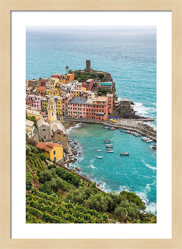 Vernazza Overlooking The Sea