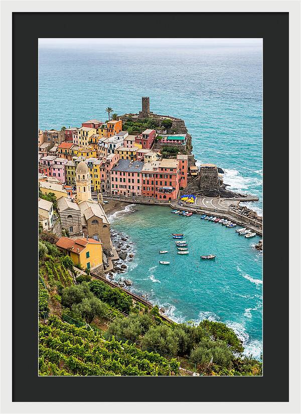Vernazza Overlooking The Sea