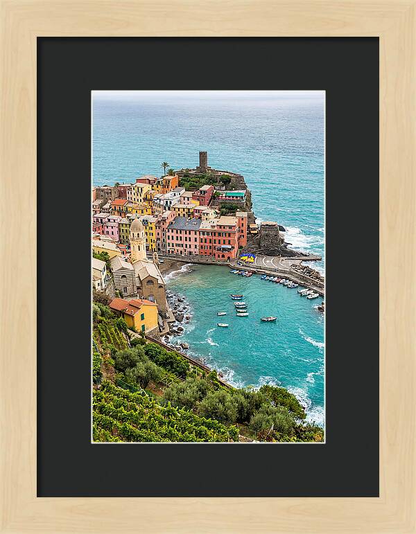 Vernazza Overlooking The Sea