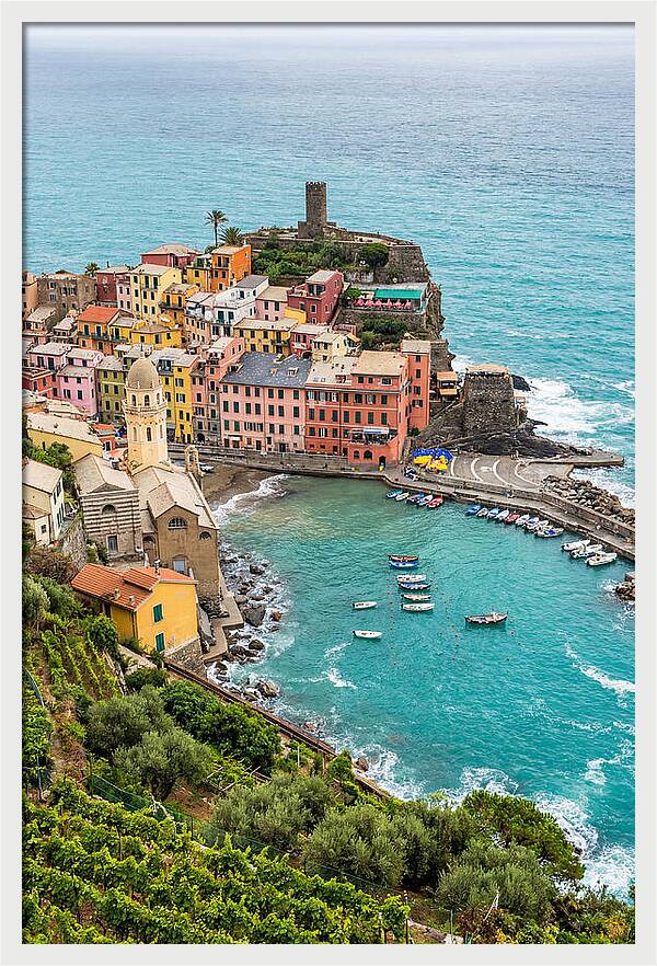Vernazza Overlooking The Sea