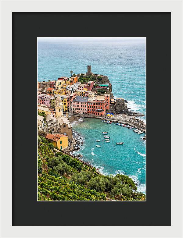 Vernazza Overlooking The Sea