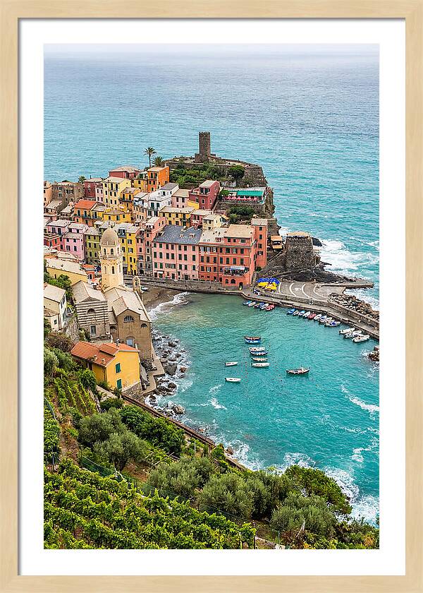 Vernazza Overlooking The Sea