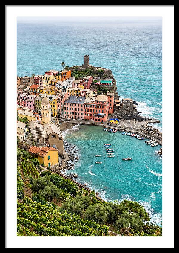 Vernazza Overlooking The Sea