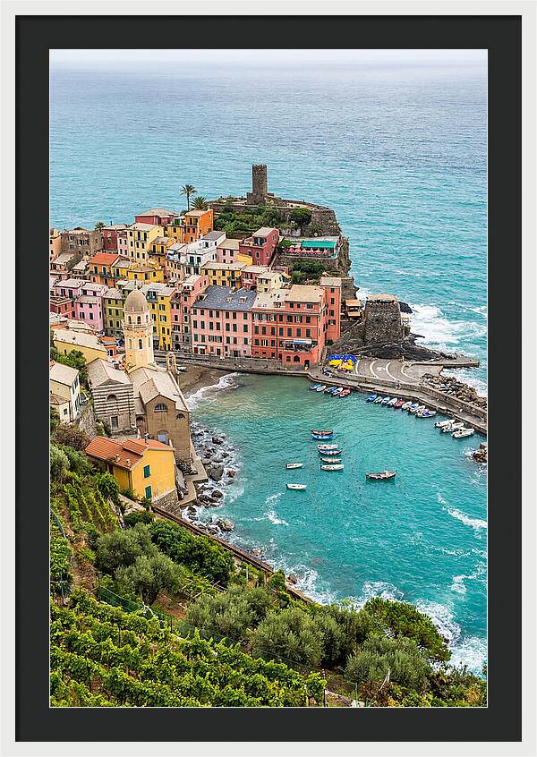 Vernazza Overlooking The Sea