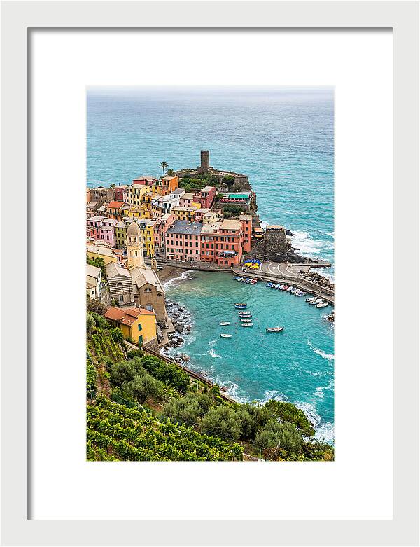 Vernazza Overlooking The Sea