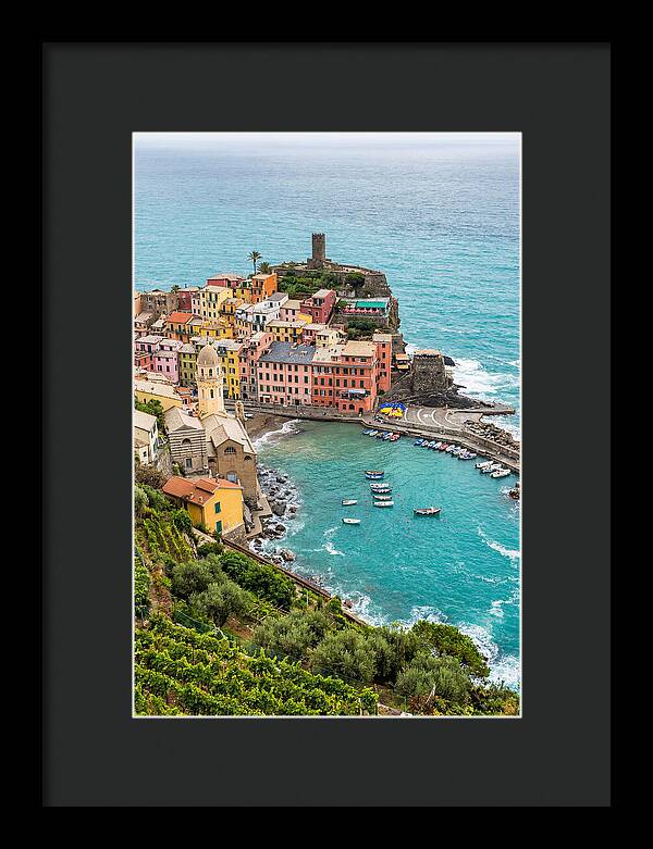 Vernazza Overlooking The Sea