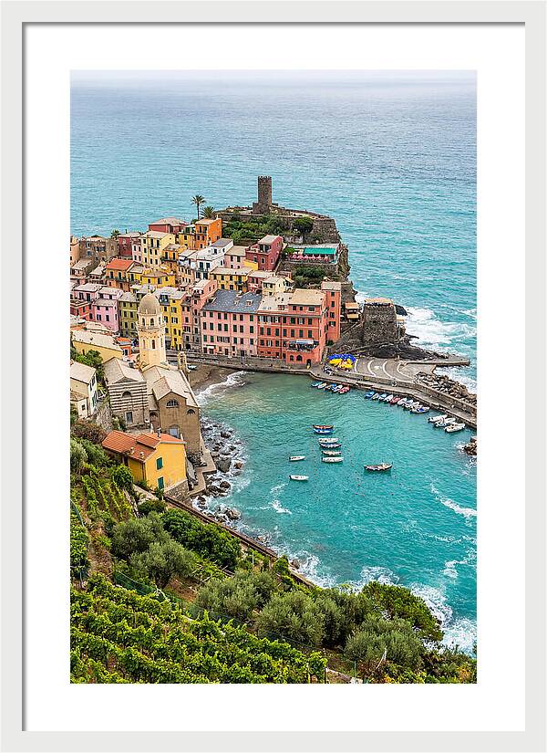 Vernazza Overlooking The Sea