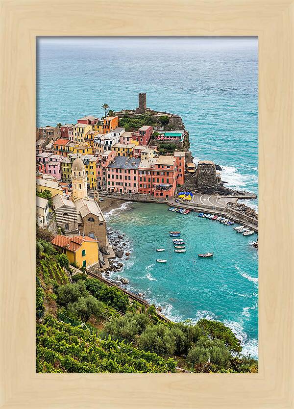 Vernazza Overlooking The Sea