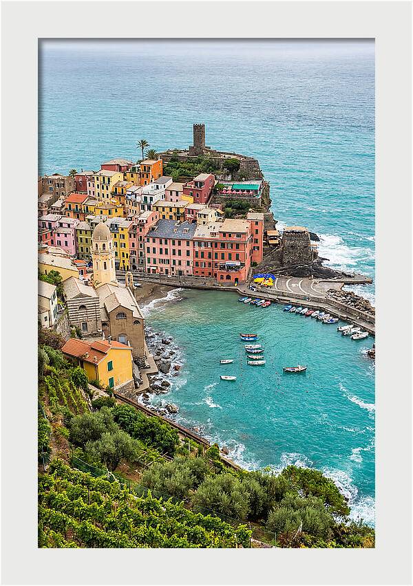 Vernazza Overlooking The Sea