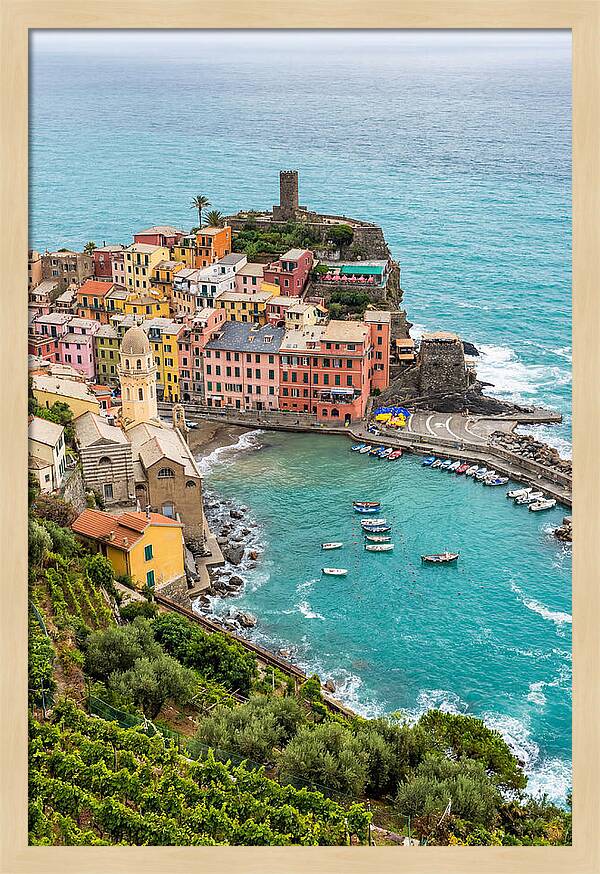 Vernazza Overlooking The Sea