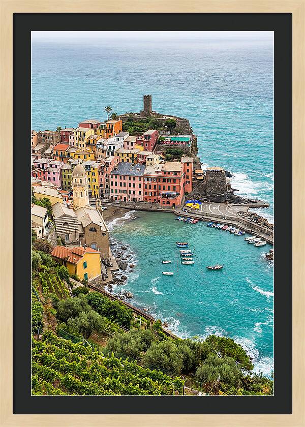 Vernazza Overlooking The Sea