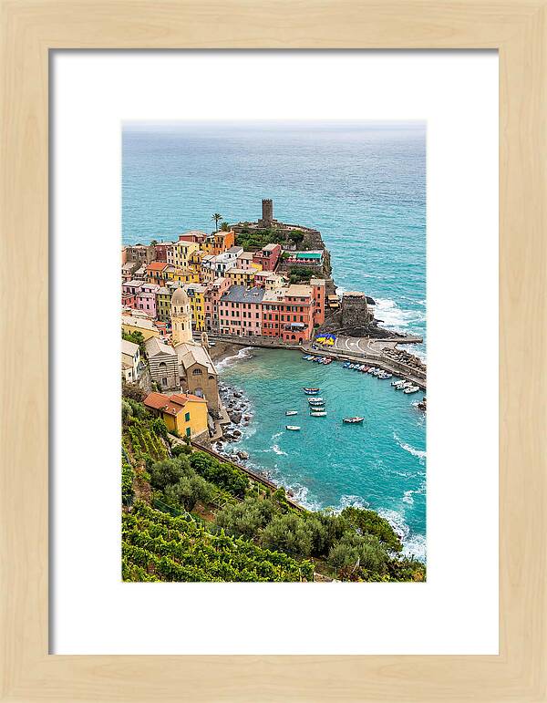 Vernazza Overlooking The Sea