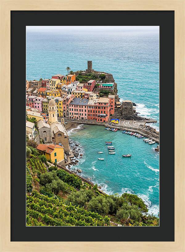 Vernazza Overlooking The Sea