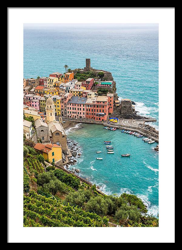 Vernazza Overlooking The Sea