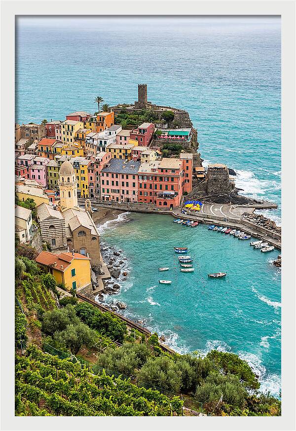 Vernazza Overlooking The Sea
