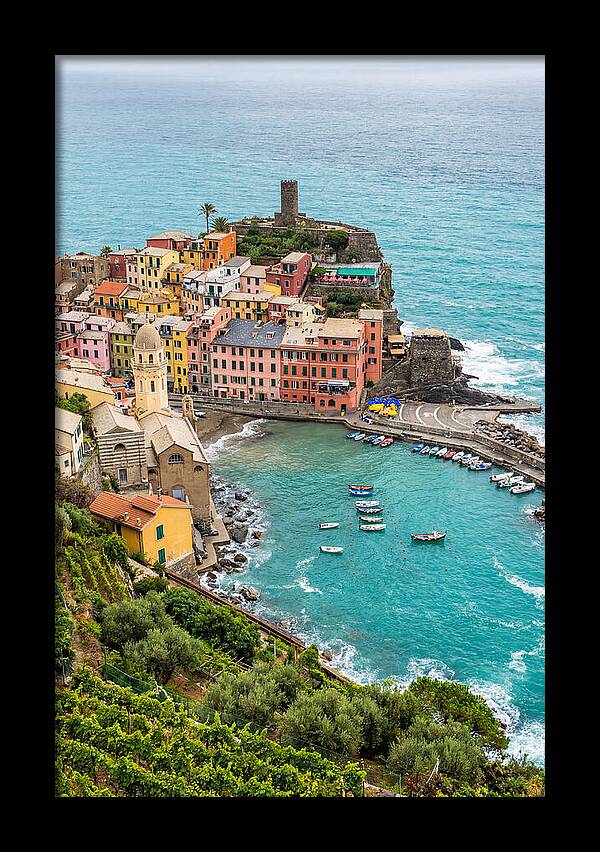 Vernazza Overlooking The Sea