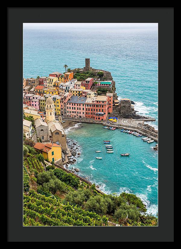 Vernazza Overlooking The Sea