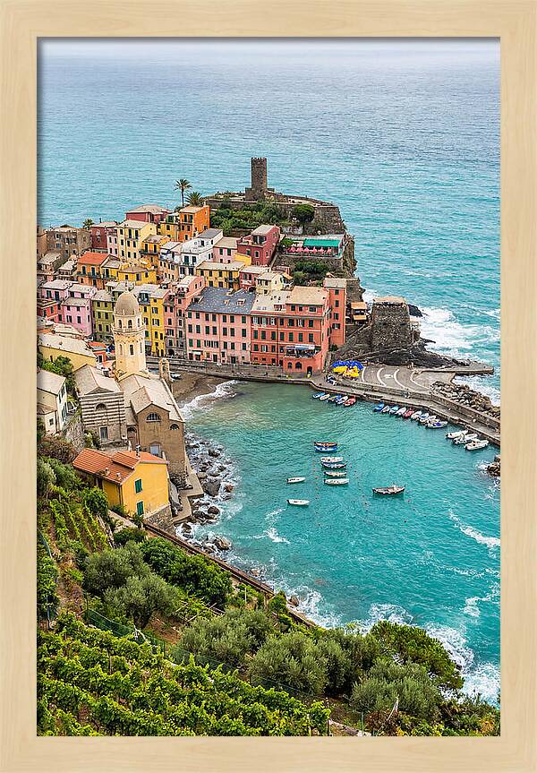 Vernazza Overlooking The Sea