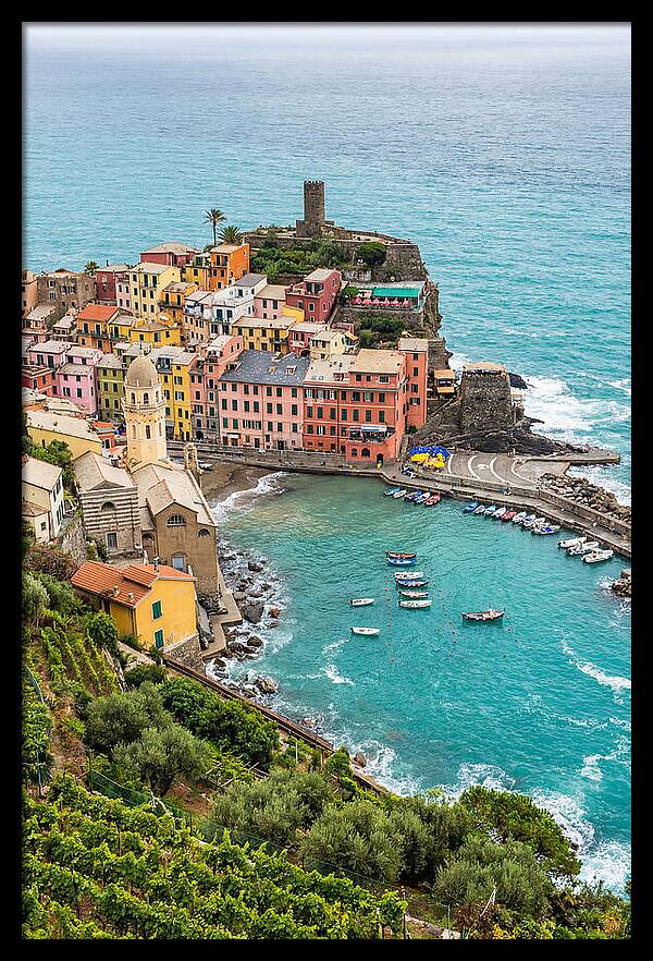 Vernazza Overlooking The Sea