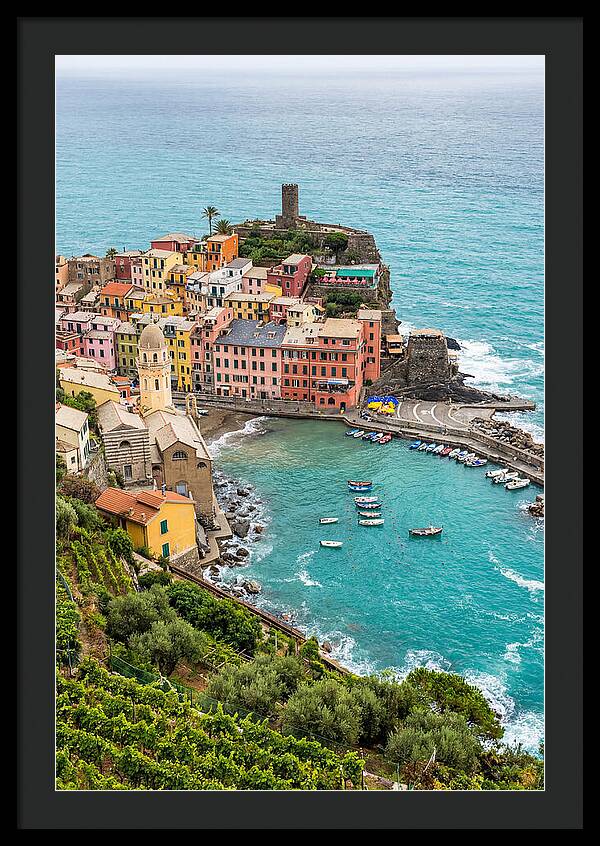 Vernazza Overlooking The Sea