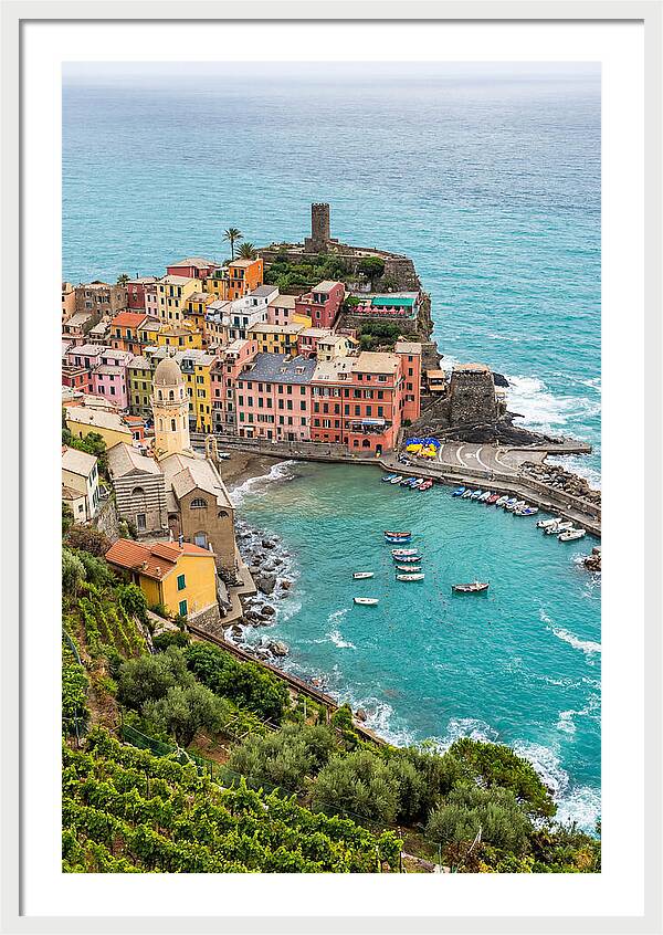 Vernazza Overlooking The Sea