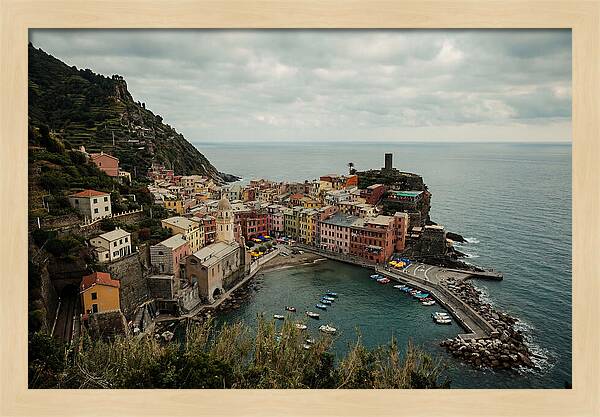 Vernazza Overlooking The Sea