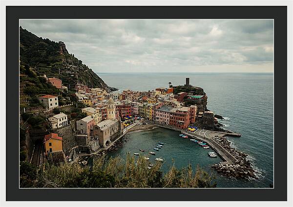 Vernazza Overlooking The Sea