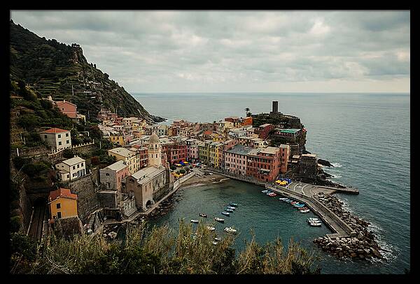 Vernazza Overlooking The Sea