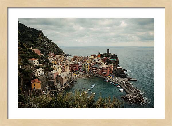 Vernazza Overlooking The Sea