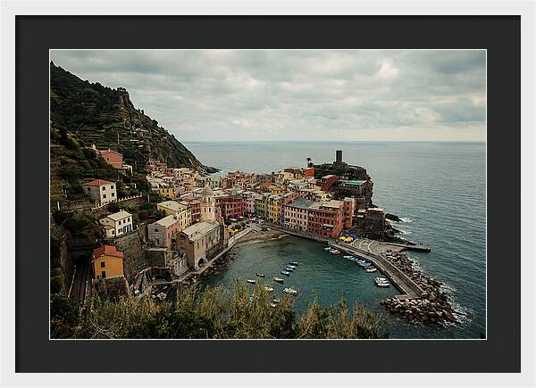 Vernazza Overlooking The Sea