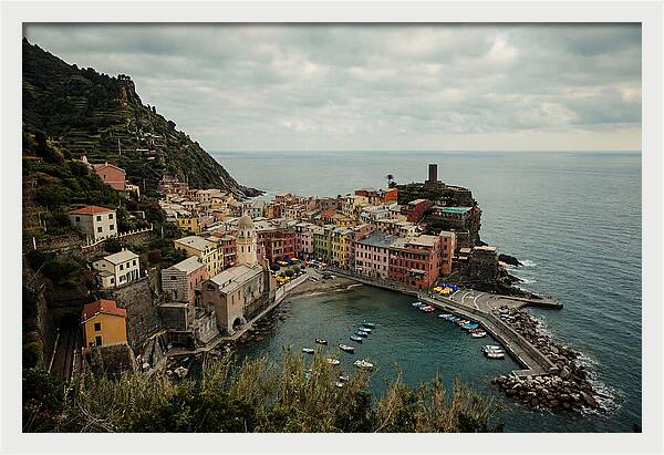 Vernazza Overlooking The Sea