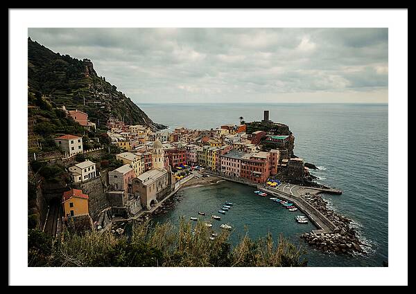 Vernazza Overlooking The Sea