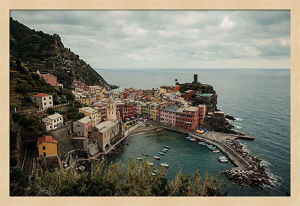 Vernazza Overlooking The Sea