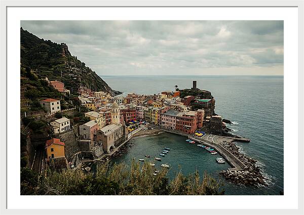 Vernazza Overlooking The Sea