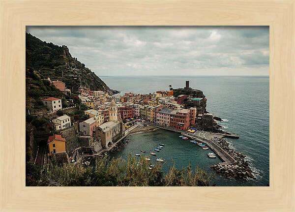 Vernazza Overlooking The Sea