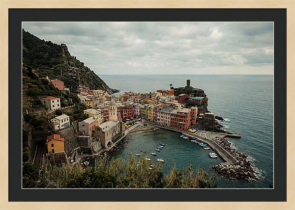 Vernazza Overlooking The Sea
