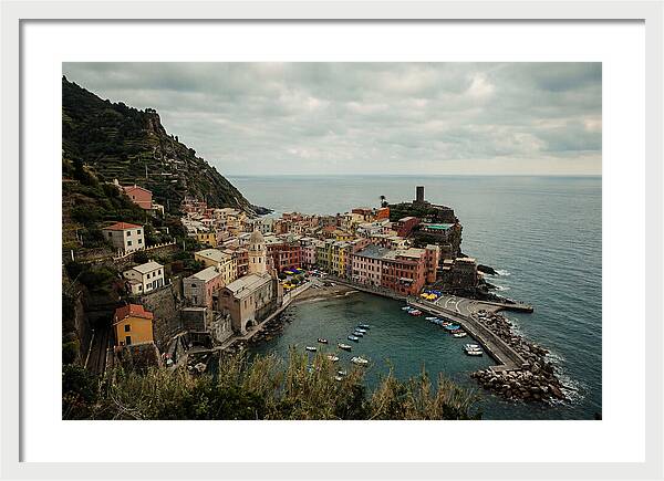 Vernazza Overlooking The Sea