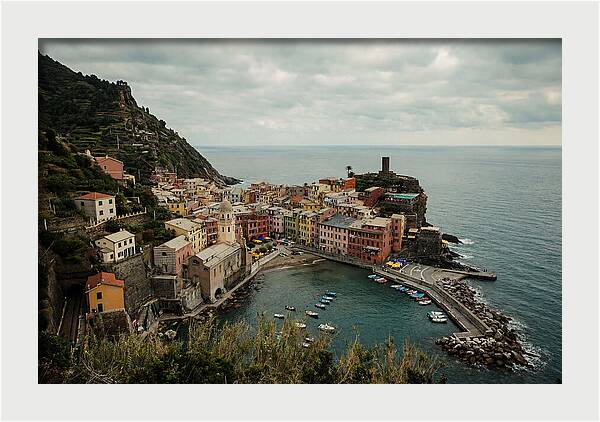 Vernazza Overlooking The Sea