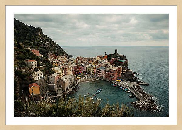 Vernazza Overlooking The Sea