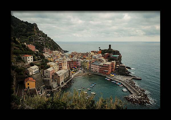 Vernazza Overlooking The Sea